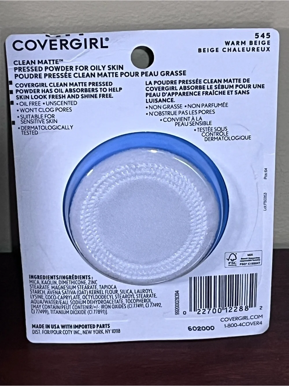 COVERGIRL Clean Matte Pressed Powder - Warm Beige